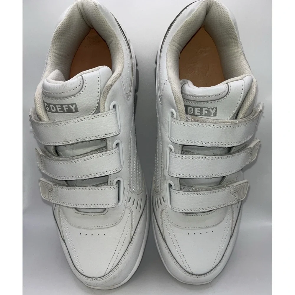 GDEFY Gravity‎ Defyer TB9006FWS-W Comfort Walking Hook/Loop Women's Shoes Sz 11
